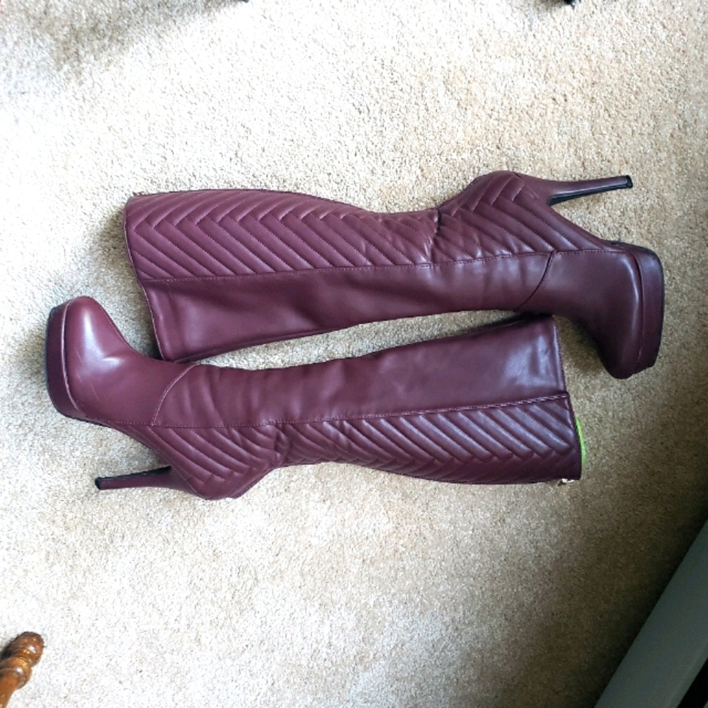 BAMBOO Faux Leather Boots